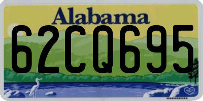 AL license plate 62CQ695