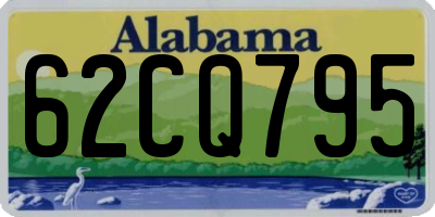 AL license plate 62CQ795