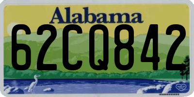 AL license plate 62CQ842