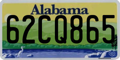 AL license plate 62CQ865