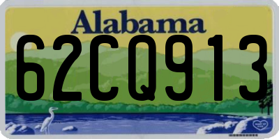 AL license plate 62CQ913