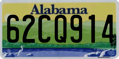 AL license plate 62CQ914