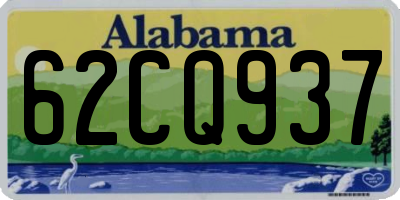 AL license plate 62CQ937