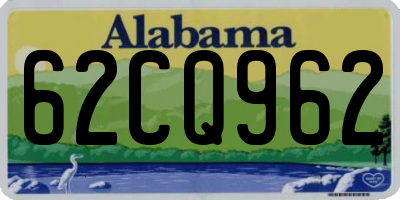 AL license plate 62CQ962