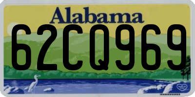 AL license plate 62CQ969