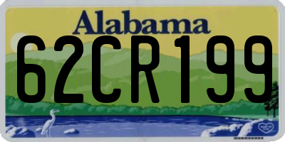 AL license plate 62CR199