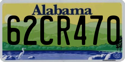 AL license plate 62CR470