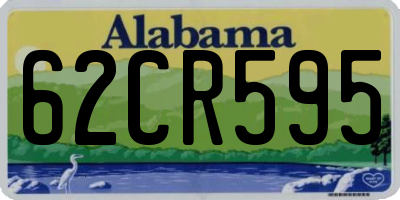 AL license plate 62CR595