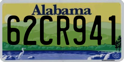 AL license plate 62CR941