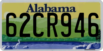 AL license plate 62CR946