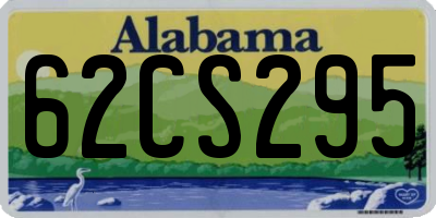 AL license plate 62CS295