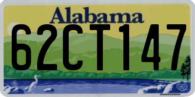 AL license plate 62CT147