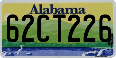 AL license plate 62CT226