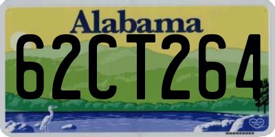 AL license plate 62CT264