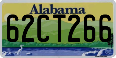 AL license plate 62CT266