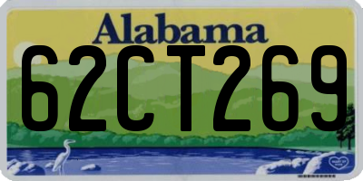 AL license plate 62CT269