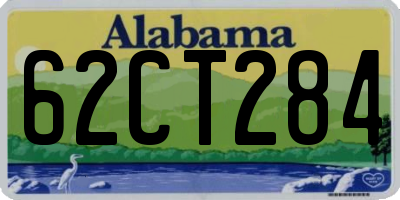 AL license plate 62CT284