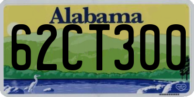 AL license plate 62CT300