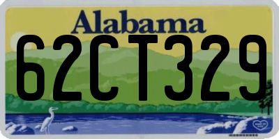 AL license plate 62CT329
