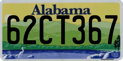 AL license plate 62CT367