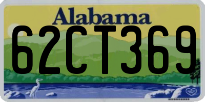 AL license plate 62CT369