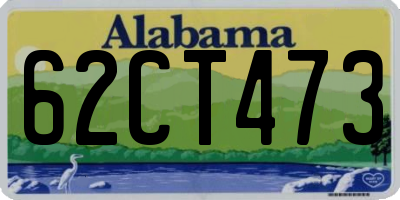 AL license plate 62CT473