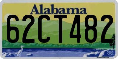 AL license plate 62CT482
