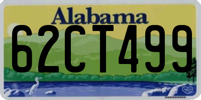 AL license plate 62CT499