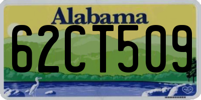 AL license plate 62CT509
