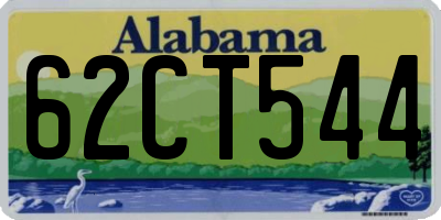 AL license plate 62CT544