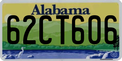 AL license plate 62CT606
