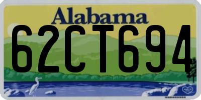 AL license plate 62CT694