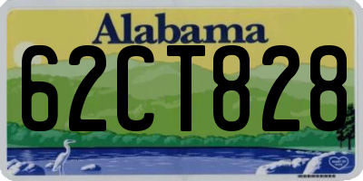 AL license plate 62CT828