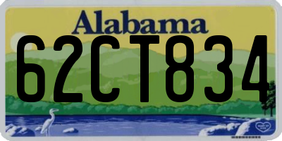 AL license plate 62CT834