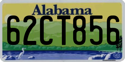 AL license plate 62CT856