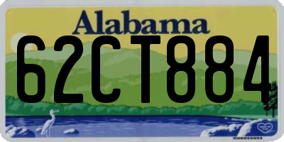 AL license plate 62CT884