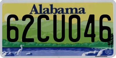 AL license plate 62CU046