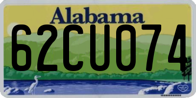 AL license plate 62CU074