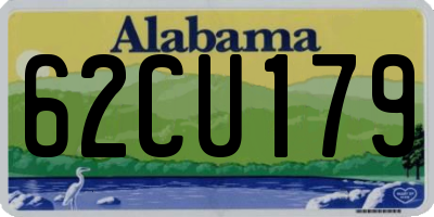 AL license plate 62CU179