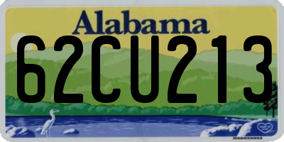 AL license plate 62CU213