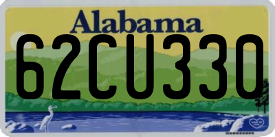 AL license plate 62CU330