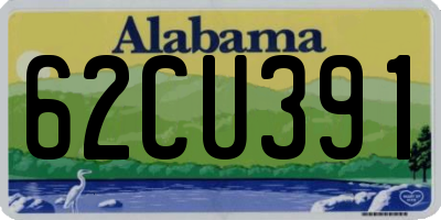 AL license plate 62CU391