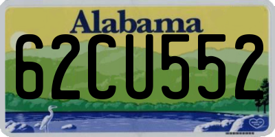 AL license plate 62CU552