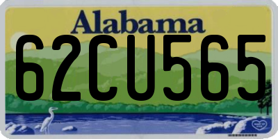 AL license plate 62CU565