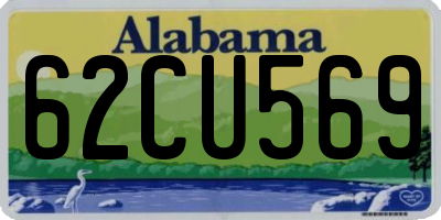 AL license plate 62CU569