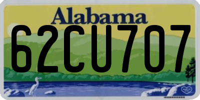 AL license plate 62CU707