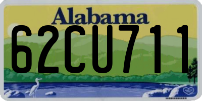 AL license plate 62CU711