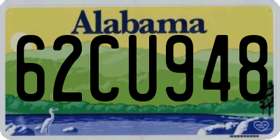 AL license plate 62CU948