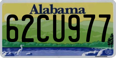 AL license plate 62CU977