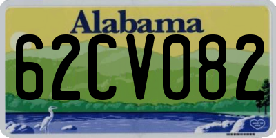 AL license plate 62CV082